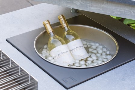 Voeg de OneQ Ice toe voor wijn of saladebowl
